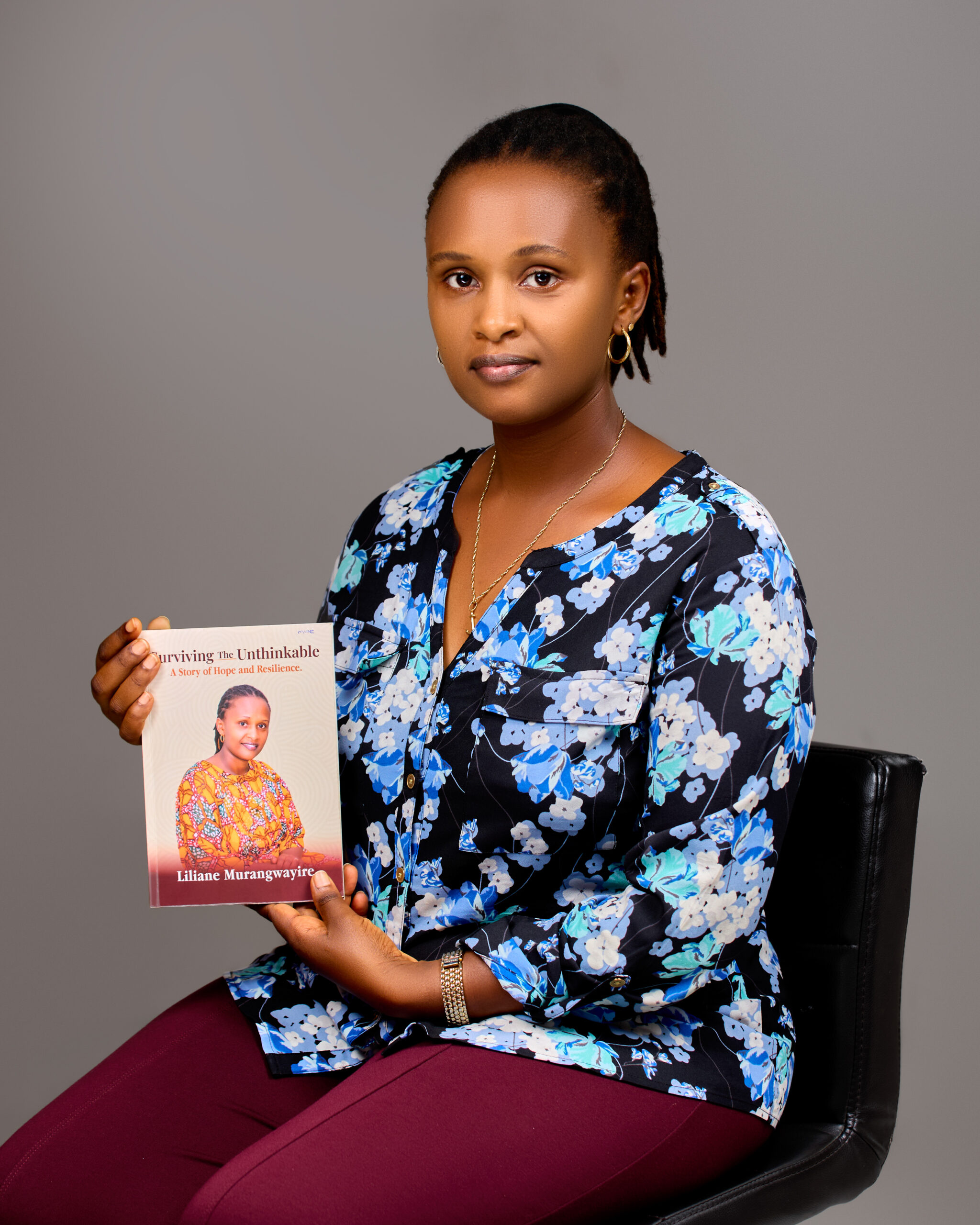 Liliane Murangwayire the Author of Surviving the Unthinkable: A Story of Hope and Resilience.